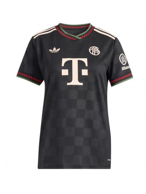 Bayern Munich Replika Tredje Kläder Dam 2025-26 Kortärmad Bayern Munich Replika Tredje Kläder Dam 2025-26 Kortärmad